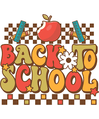 70's themed back to school poster