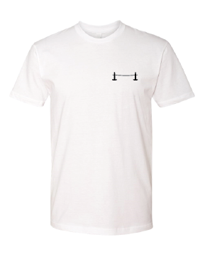 Front of The Joggle Factory shirt.
