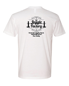 White The Joggle Factory Shirt.